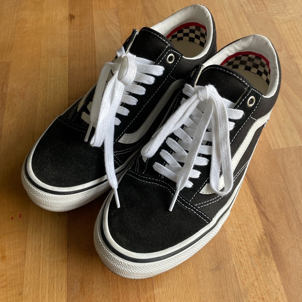 Sold ⚡️ Mens 9.5 Old Skool Skate Pro Black Sneakers